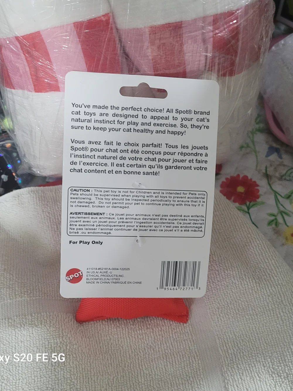 SPOT Fun Food Kitty Chips Purrritos Catnip Toy